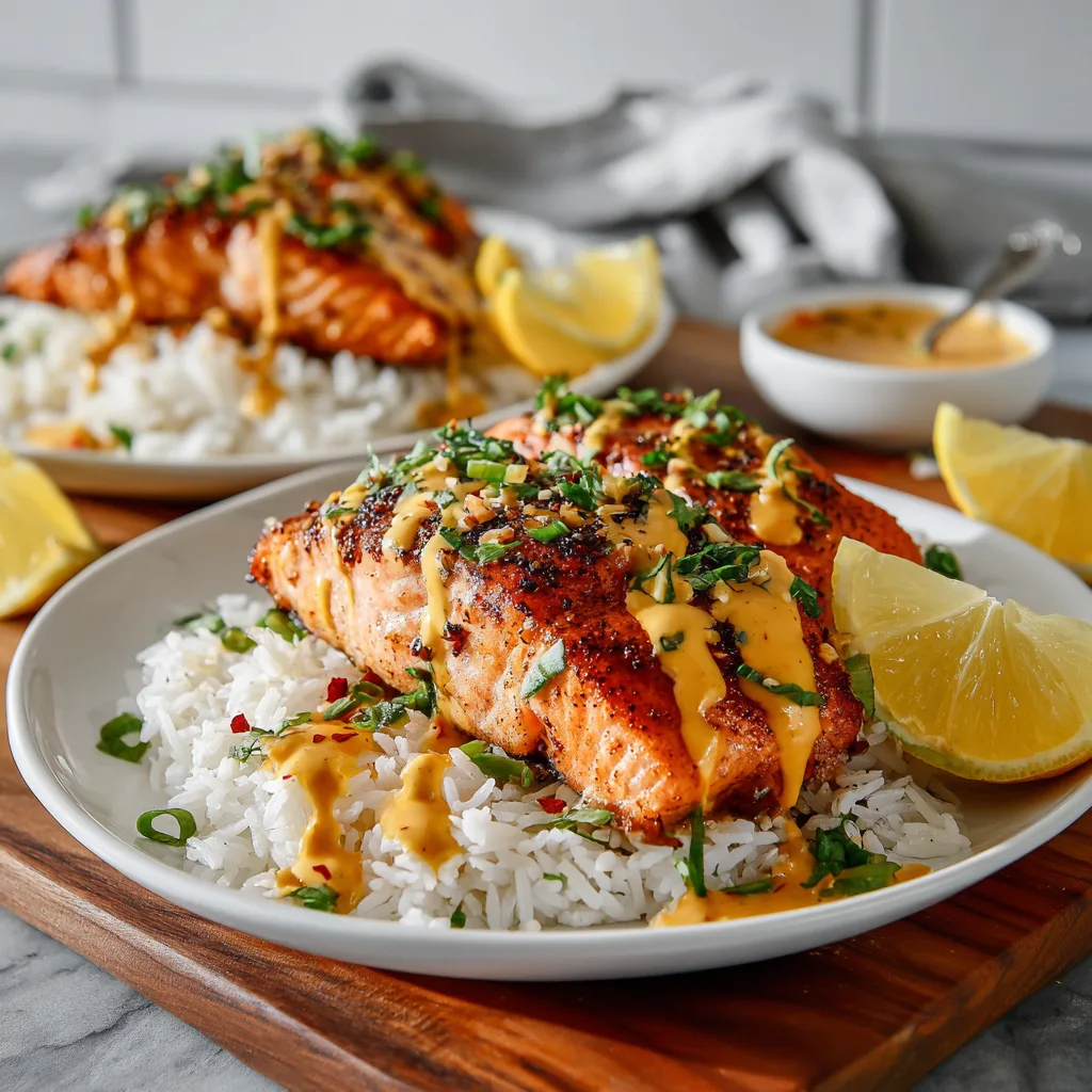 Spicy Cajun Honey Butter Salmon Bowls 🍯🔥 | Ultra Flavorful 30-Minute High Protein Dinner