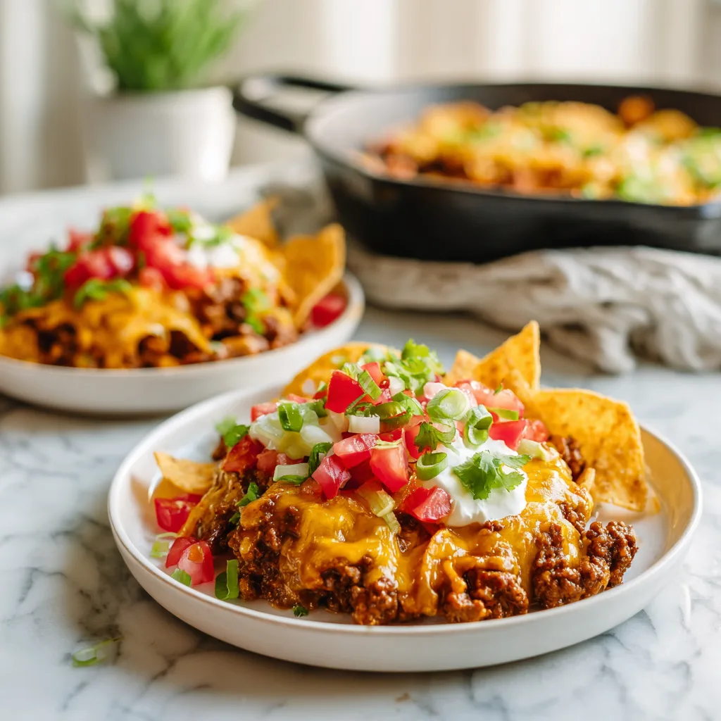 Cheesy Loaded Taco Beef Skillet: The Ultimate One-Pan Comfort Meal