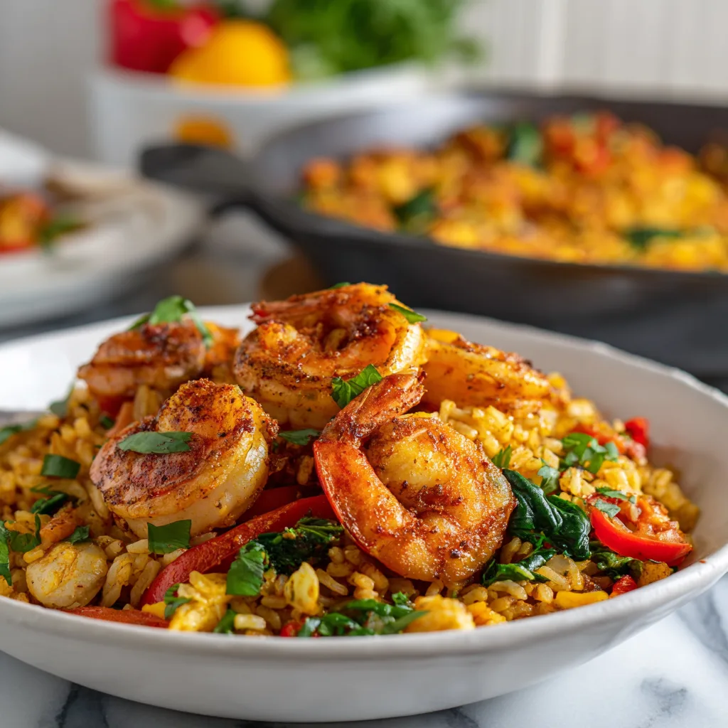Spicy Cajun Shrimp Fried Rice Bowl (Bold One-Pan Fusion Recipe)